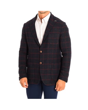 Regular fit blazer met lange mouwen en knoopsluiting TMJ002-JQ036 man
