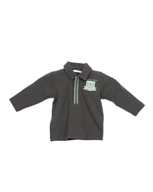 Long-sleeved polo shirt with lapel collar 3735W17