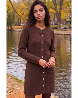 Fluffy Knitted Dress