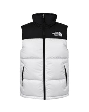 The North Face 96 Retro Nuptse Mens White/Black Gilet