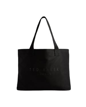Ted Baker Lukkee Logo Polyester draagtas (Zwart)
