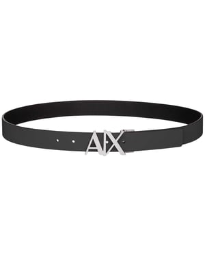 Armani Exchange AX-riem voor heren (Zwart)
