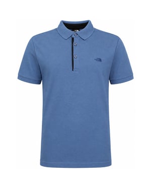 The North Face Premium Slim Mens Blue Polo Shirt