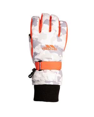 Trespass Laggan Camo-winterhandschoenen voor kinderen (Grijs)