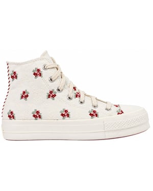 Converse Chuck Taylor Lift Hi Womens White Plimsolls