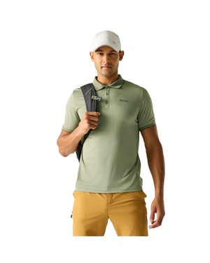 Regatta Mens Remex II Jersey Polo Shirt (Light Sage Solid)