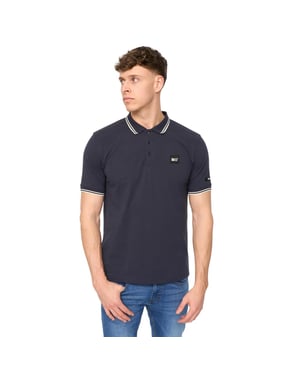 Duck and Cover Mens Wrentham Polo Shirt (Light Blue Washed)