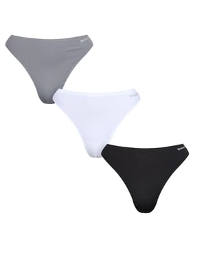 Reebok Dames/Dames logobroek (Set van 3) (Zwart/Wit/Grijs)