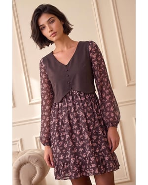 Petite Waistcoat Dress