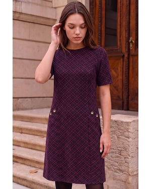 Petite Jacquard Dress