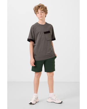 Korte broek van katoenmix