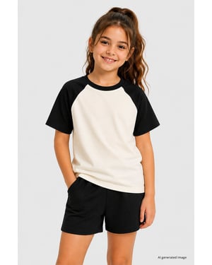 T-shirts van katoen en elastaan