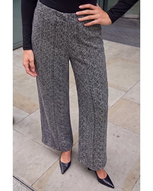 Petite Stripe Boucle Trouser