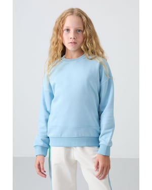 Sweatshirt van katoenmix