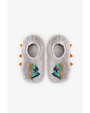 Dino Power Slipper Socks