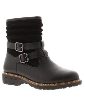 Apache Womens Ankle Boots Mags Zip Fastening black