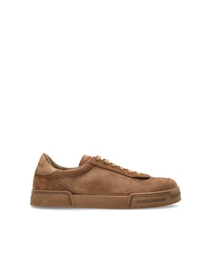 Suede sports shoes