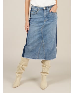 YEST YYIris Bottoms - Bleach Blue Denim