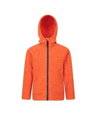 Mountain Warehouse Kinder/Kids Snowdonia Microfleece Full Zip Hoodie (Oranje)