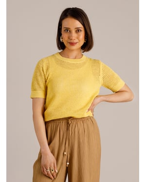 YEST YYMarlies Tops - Raffia Yellow