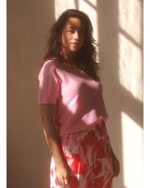 YEST YYMandi Tops - Bright Pink