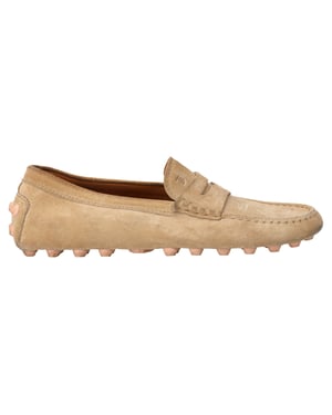 Tod's City Gommino mocassins van beige suède