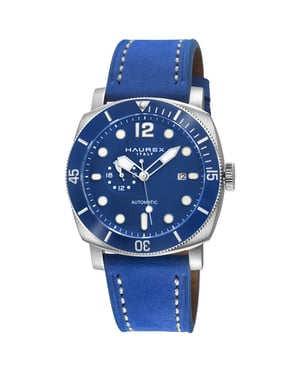 Fortezza Blue Bezel, Blue Dial, Blue Canvas Strap