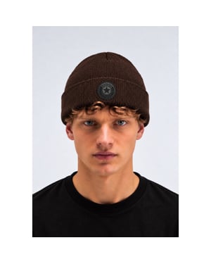 Airforce Bonnet small logo fru0620 dark coffe beanie - airfo