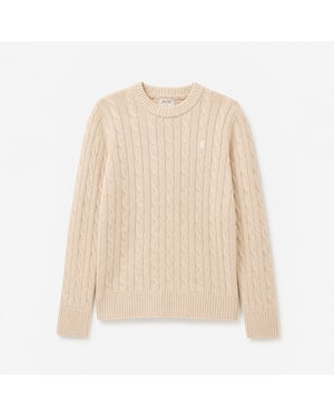 Joules Classic Cable Womens Sweaters Oatmeal