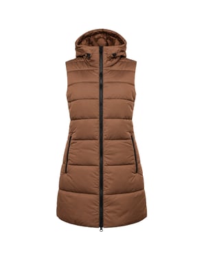 Jack Wolfskin Eisbach Womens Brown Gilet