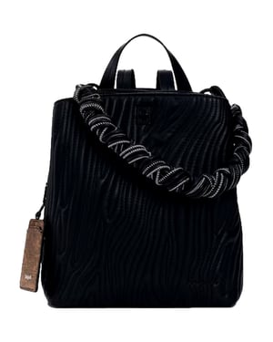 Desigual Zwart Polyurethaan Dames Mini Rugzak