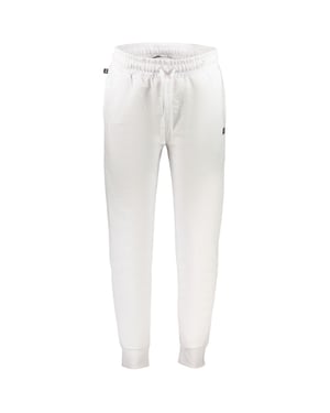 Noorwegen 1963 Witte Katoenen Heren Joggingbroek
