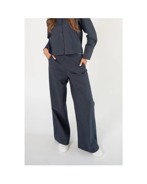 Corel Amsterdam lior pants wide britta 1007-5247 160 night sky