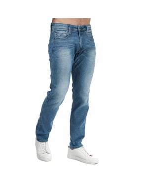 Replay Andbass slimfit herenjeans, blauw