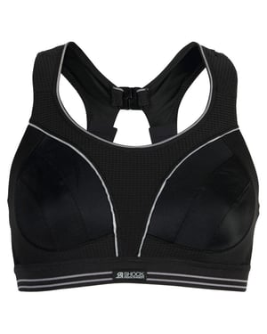 Shock Absorber Womens Black Sports Bra