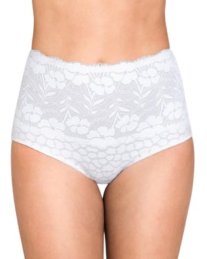 Miss Mary of Sweden Jacquard & Lace Deep Brief