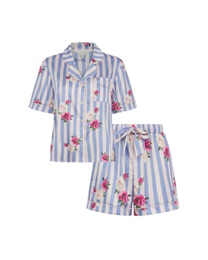 Women's Ted Baker Satin Ss pj in EasterEgg/Print
