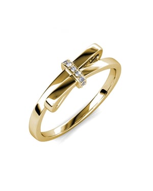 Bague Luminous Bow - Cristal d'Autriche