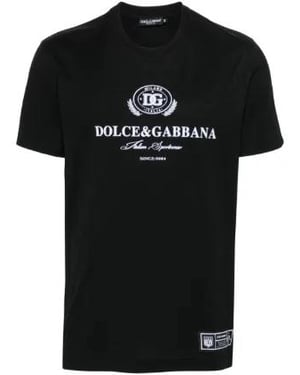 Dolche&Gabanna White Patch Logo T-Shirt