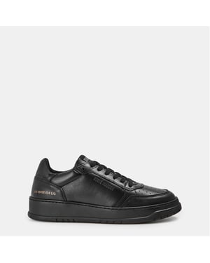 Men's Steve Madden Ace Lace-Up Chunky Sneakers in Black/Black