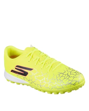 Men's Skechers Skx_01 Gold Astro Turf Football Boots in Yellow/Black