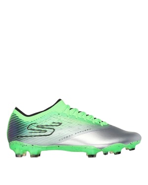 Men's Skechers Razor Adults Firm Ground Football Boots in Silver