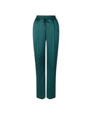 Women's Ted Baker Open Hem Fleece Joggers in Dk-Green