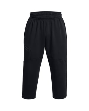 Men's Under Armour Fleece Solid Patterned Baggy Sweatpants in Black