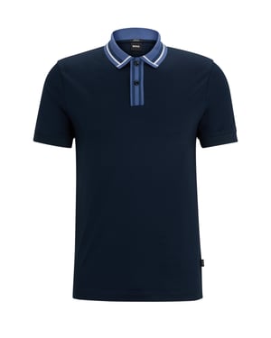 Boss Phillipson 36 Polo Shirt Dark Blue
