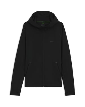 Men's Boss Sicon Active Moisture Managing Hoodie in Black 001
