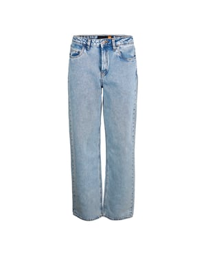 Women's Timberland Mid Rise Straight Leg Jeans in Salt Coast