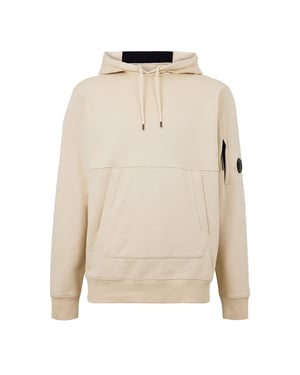Men's C.P. Company Micro Lens Over The Head Hoodie in Frozen Dew 114