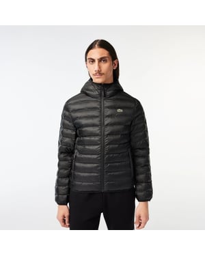 Lacoste Mens Hooded Puffer Jacket