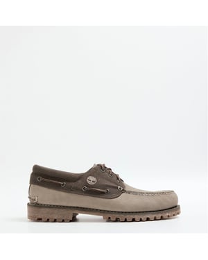 Men's Timberland Authentic Boat Shoe in Olive NB